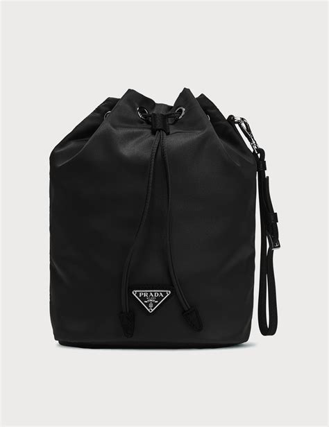 prada nylon drawstring.